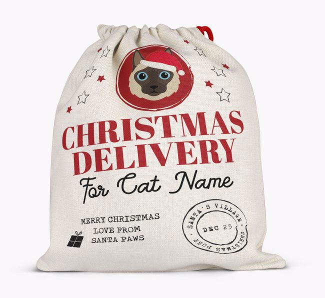 'Christmas Delivery' - Personalised {breedCommonName} Santa Sack